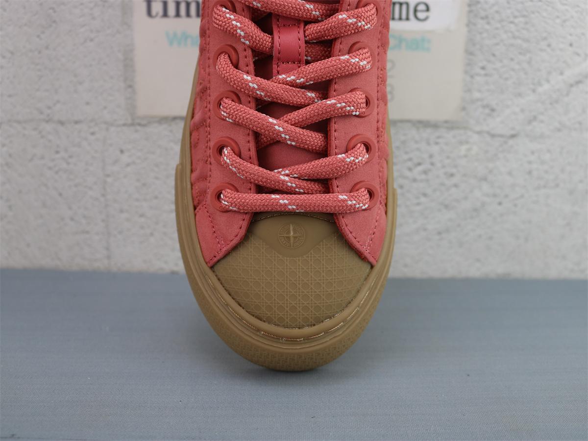 Stone Island x Dior B33 Skateboard Shoes Low-Top Red